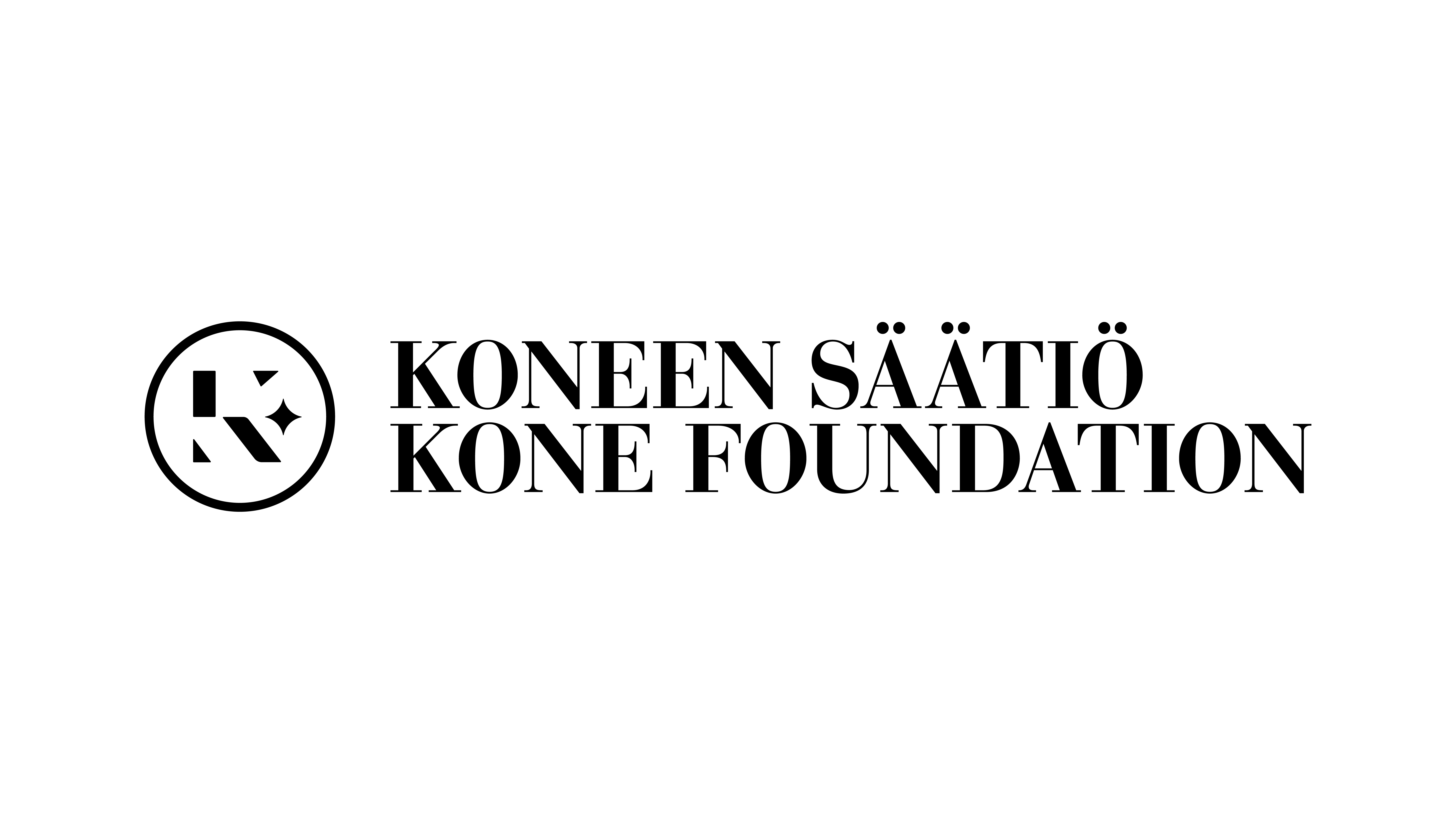 Koneen Saatio logo fineng black